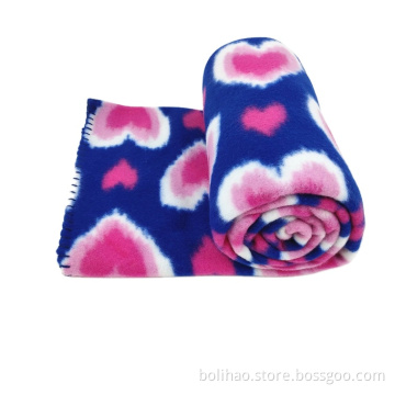 Wholesale Price Sublimation Fleece Throw Blanket Fleece Blanket Bed